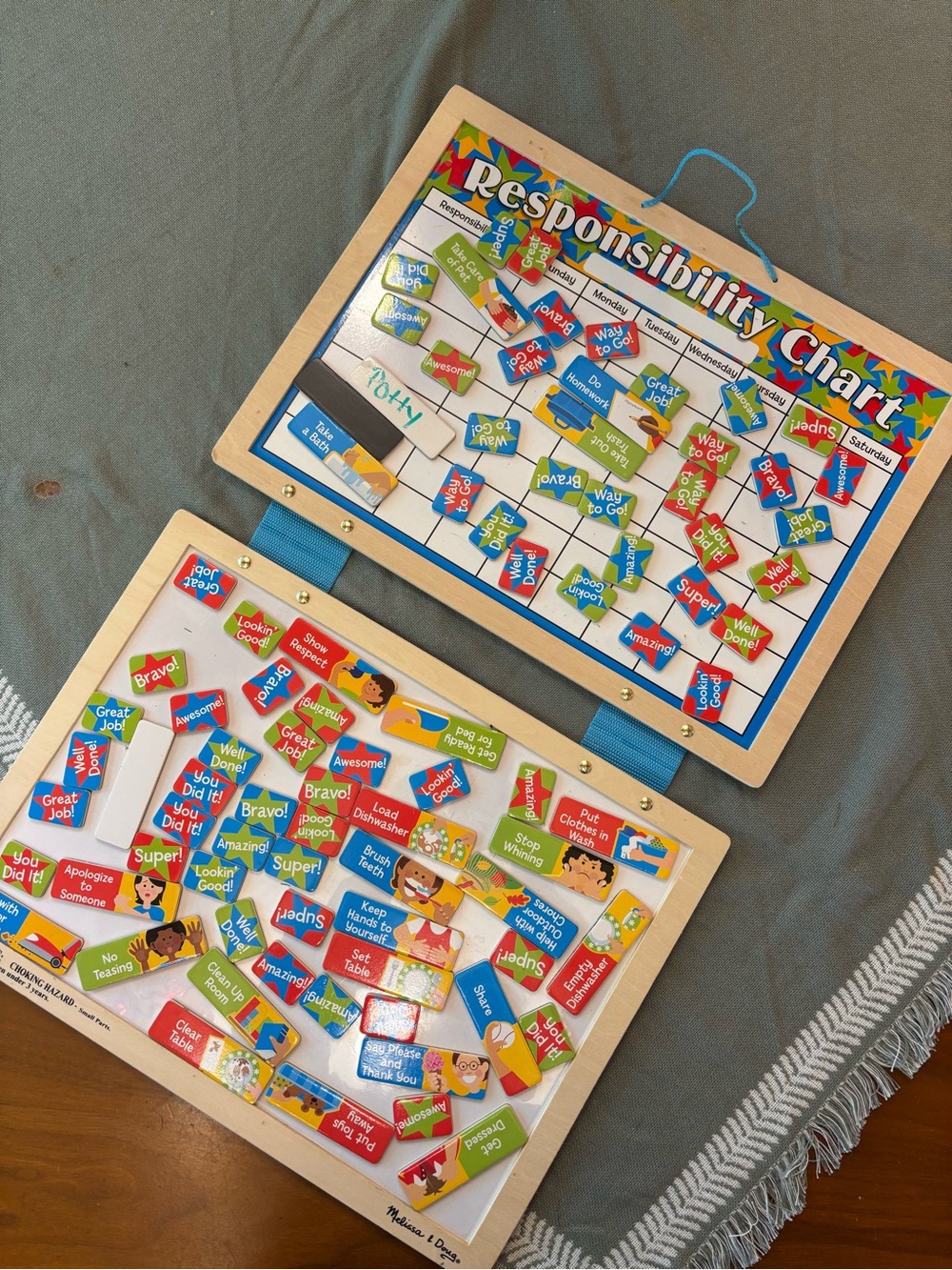 Mellisa and Doug Responsibility Chart - Multicolor
